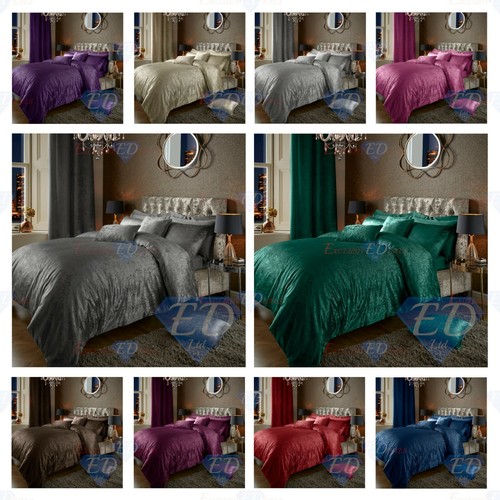 Crushed velvet duvet - crushed, quilt