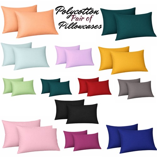 Polycotton kissenbezüge - 2x,