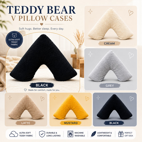 Teddybär kissenbezug fleece - teddybär,